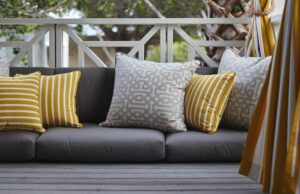 cushions and outdoor textiles.