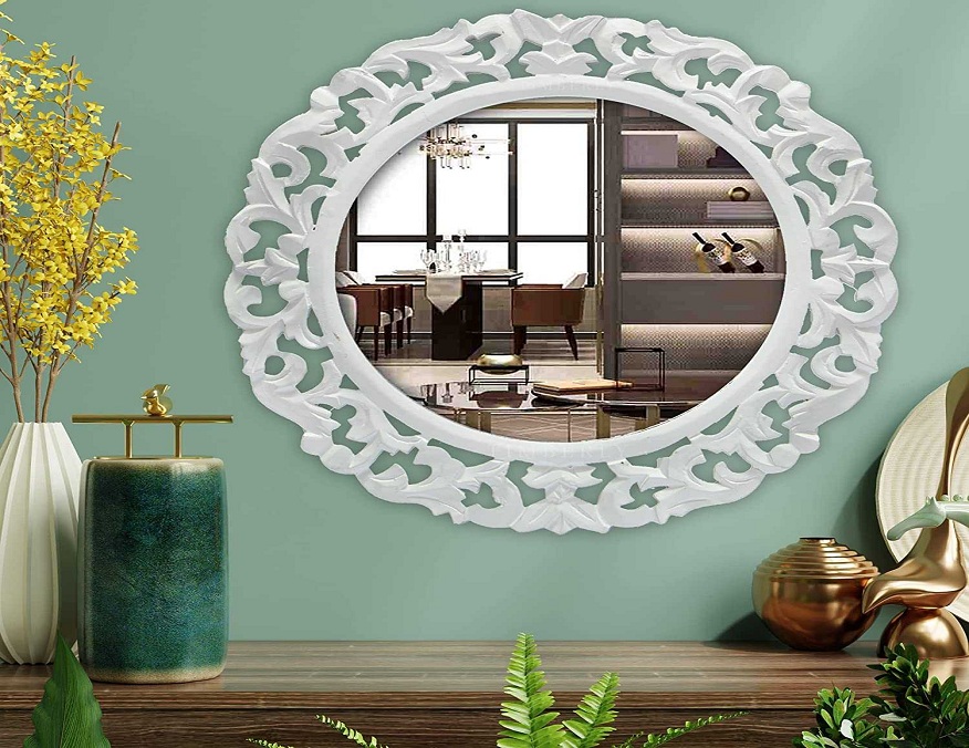 Mirror with frame